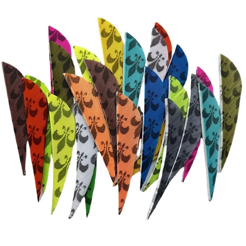 50Pcs 2.5 Inch Turkey Feather Real Fletch For DIY Carbon Wooden Traditional Arrow Hunting Shooting Arrow Accessory
