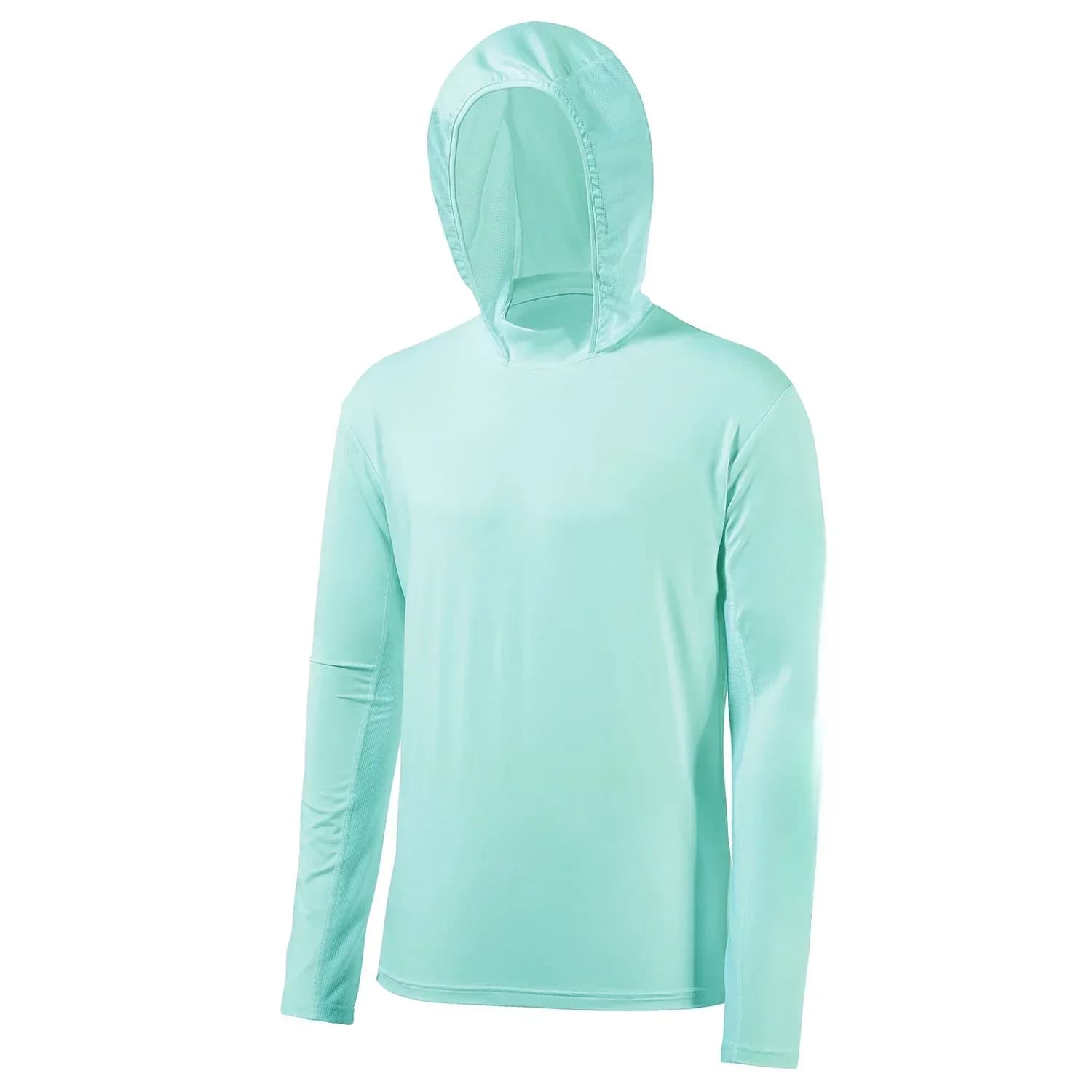 UPF 50+ Camicie da pesca con cappuccio Felpe invernali da uomo a maniche lunghe Muticolor Ourdoor Outfit