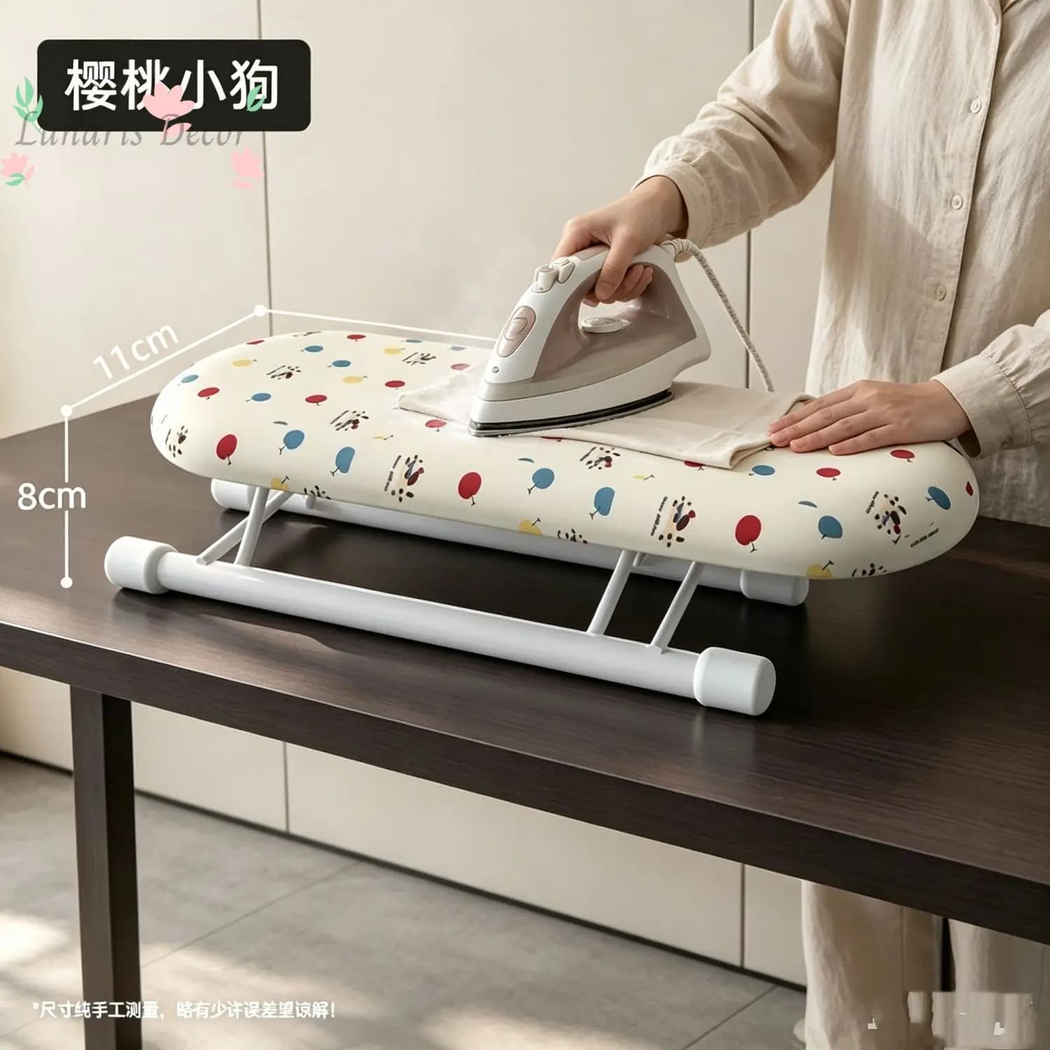 Portable Foldable Detachable Desktop Mini Ironing Board Household Cuff Collar Clothes Ironing Pad