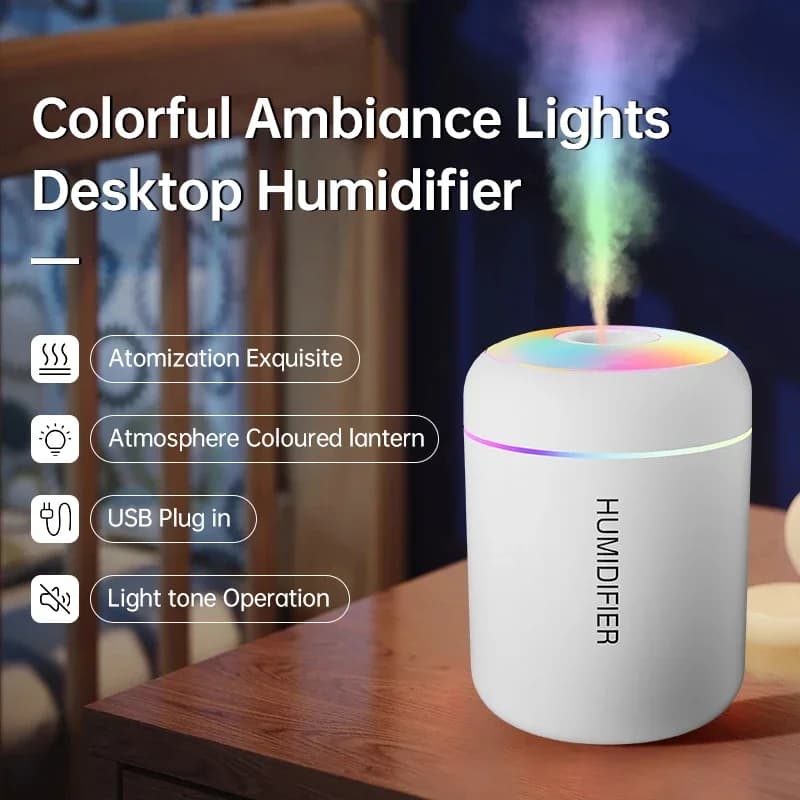 Mini Umidificatore Usb Diffusore di Aromaterapia 180ml Purificatore di Olio Essenziale Aromaterapia Spray Auto Casa Camera Da Letto Led Silenzioso Desktop