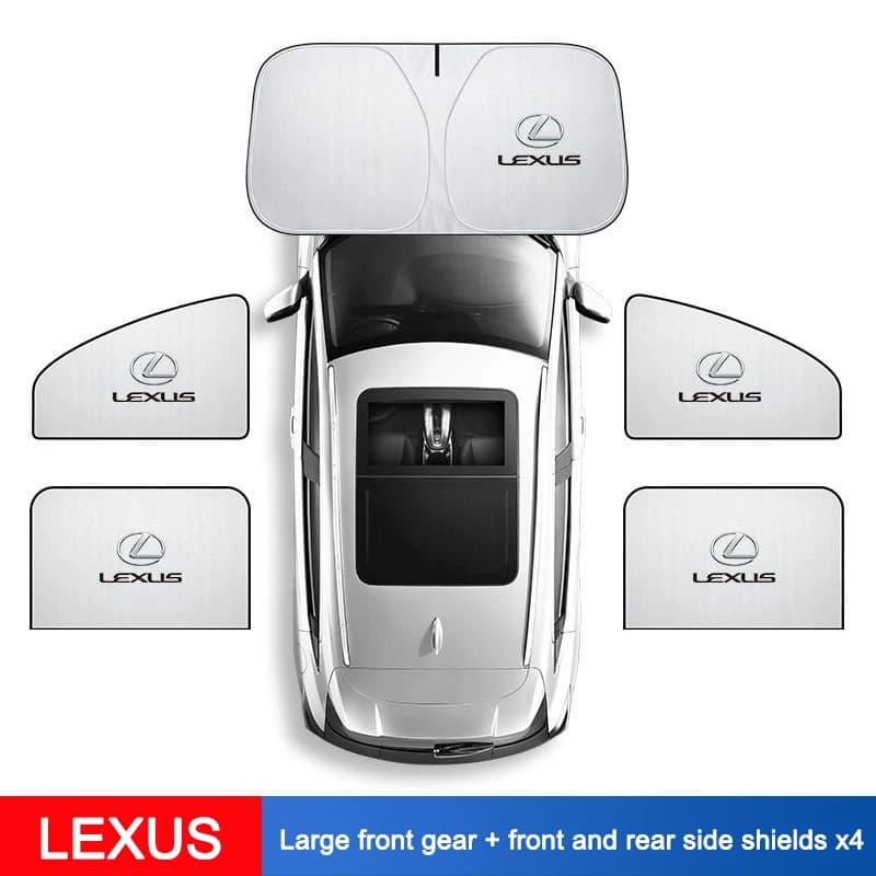 Adesivo per auto, protezione UV, privacy, parabrezza anteriore e posteriore, tendina parasole per Lexus ES RX NX LS UX LM LX GX LC RZ IS CT G