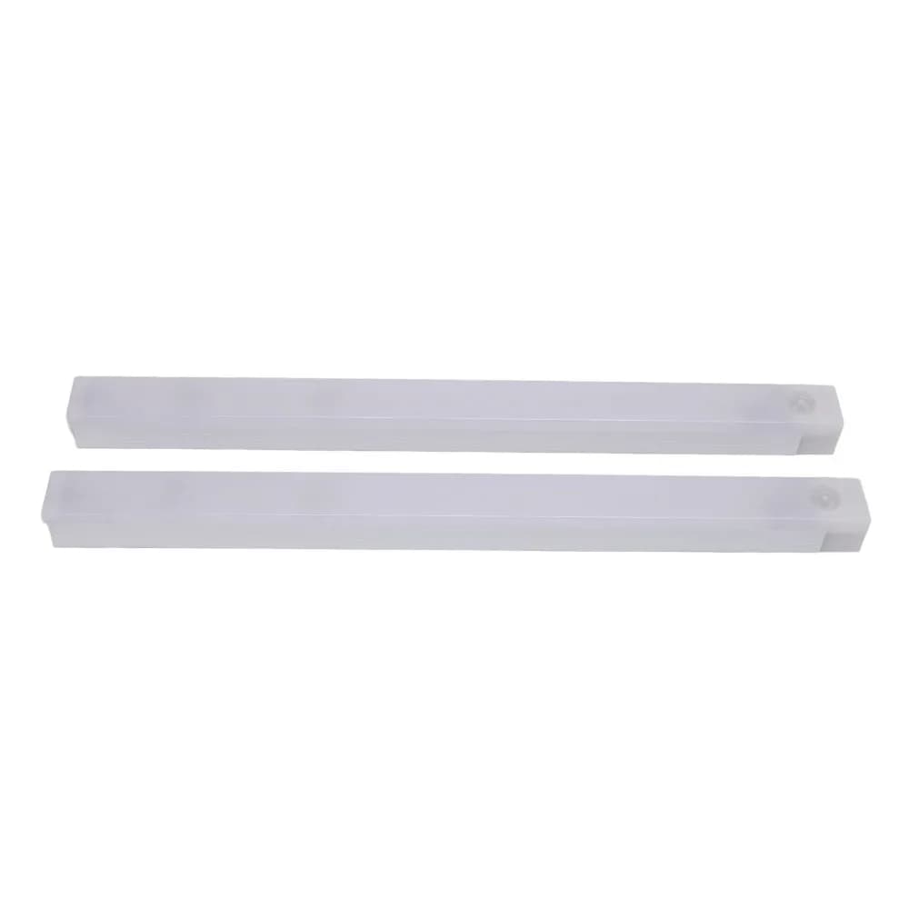 2 Pezzi Striscia Luminosa a 21 LED con Sensore di Movimento, Ricaricabile, Dimmerabile, per Armadi e Guardaroba
