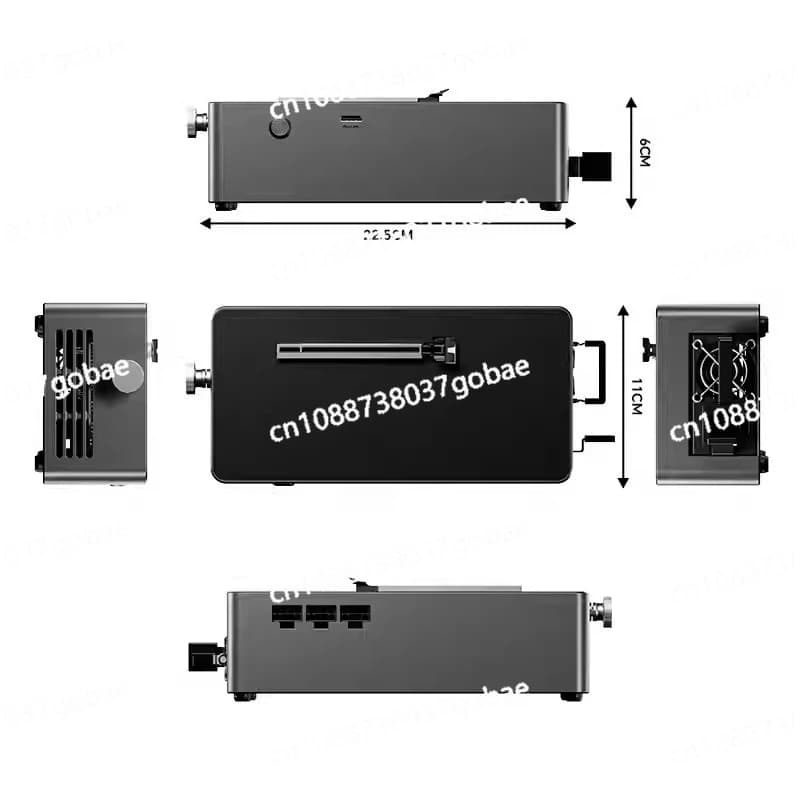 Docking Station per Scheda Grafica con Interfaccia USB4, Alimentazione Inversa 100W, Alimentatore Integrato da 800W, Accessori per Computer
