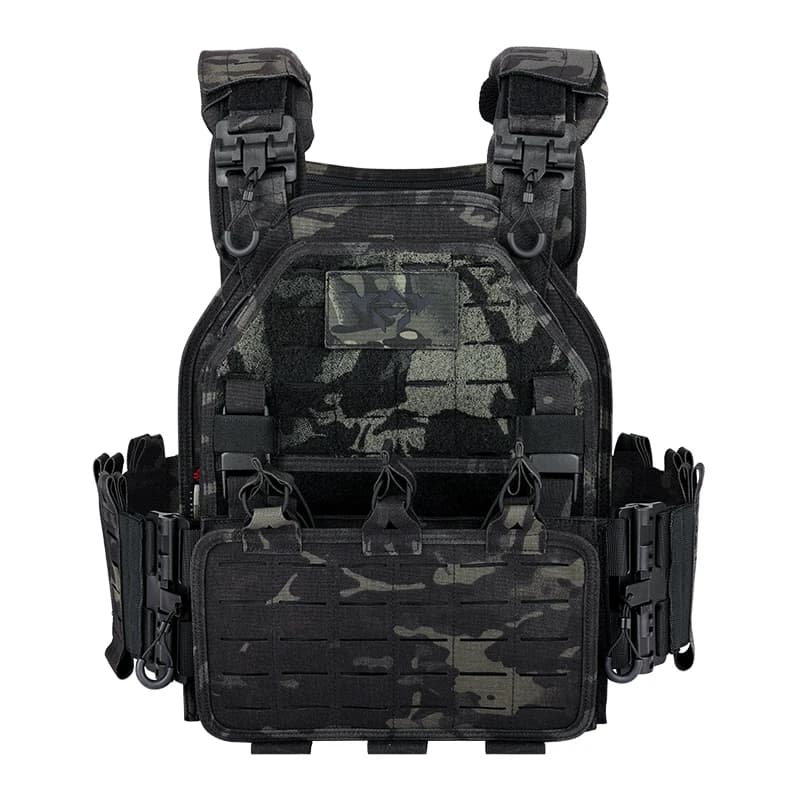 YAKEDA Plate Carrier 6094 Gilet tattico Leggero a sgancio rapido Taglio laser SWAT Combat 1000D Molle Chaleco Magazine