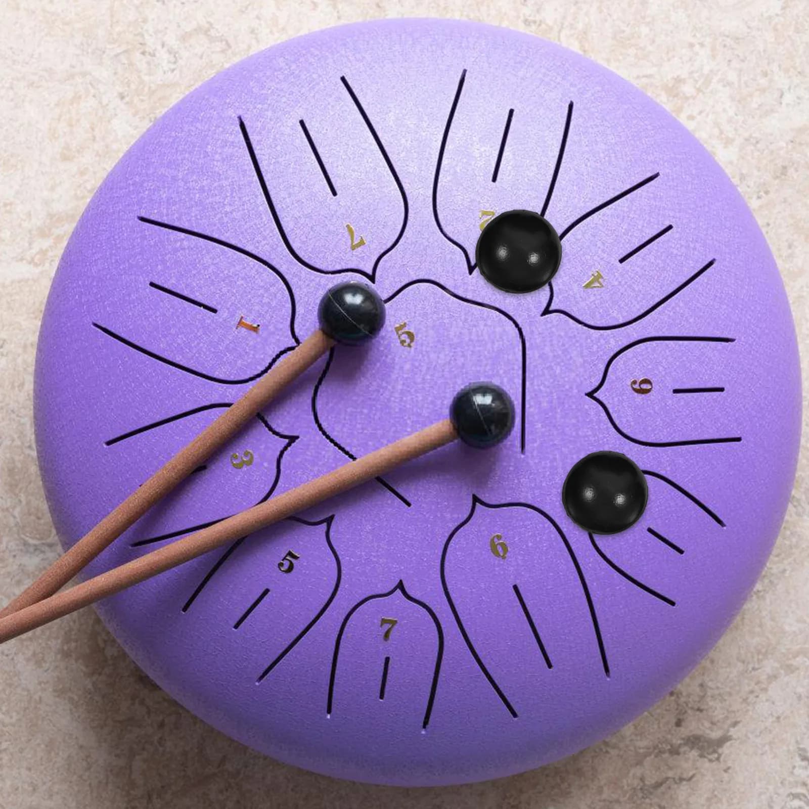 Set di 6 Cuscinetti Protettivi in Silicone per Piedi di Supporto per Batteria, Accessori per Percussioni