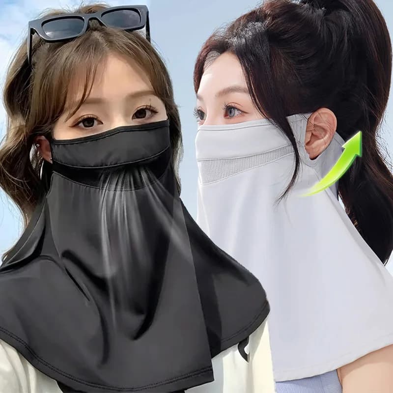 Women's Anti-UV Breathable Waist Mask, Summer Eye Protection, Solar Wrap Mask for Sport