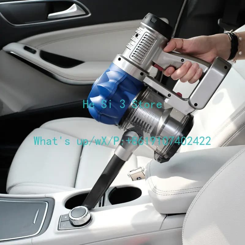 Aspirapolvere domestico senza fili, portatile, piccolo, senza cavo, pratico, potente, per auto, con batteria al litio ricaricabile