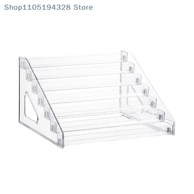 Acrylic Nail Polish Organizer 3-7 Layers Clear Makeup Display Rack Lipstick Perfume Storage Stand