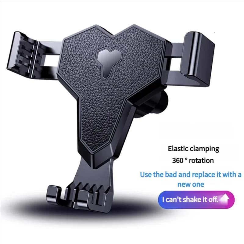 Car Phone Holder Air Outlet Holder 360 Degree Rotation Adjustable Suitable For IPhone And Android Phones Car Interior Products