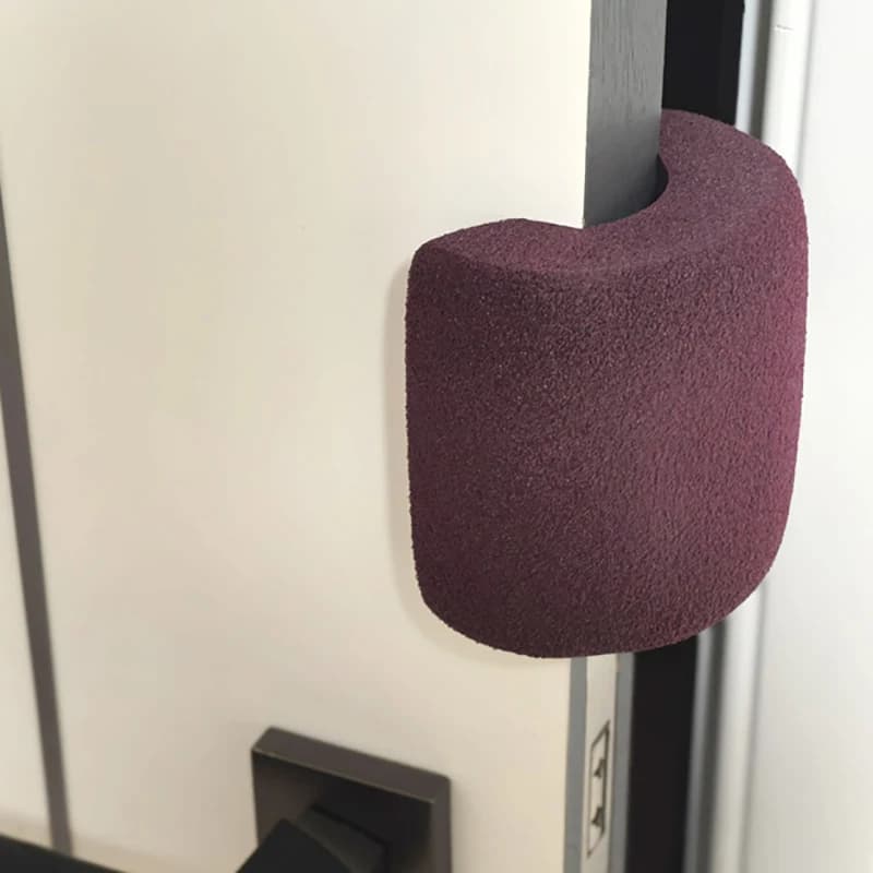 Fermaporta di sicurezza per bambini, carta per porta, clip di sicurezza anti-punzone, protezione per le dita in schiuma, forniture per la casa, raccordi per mobili, fermaporta