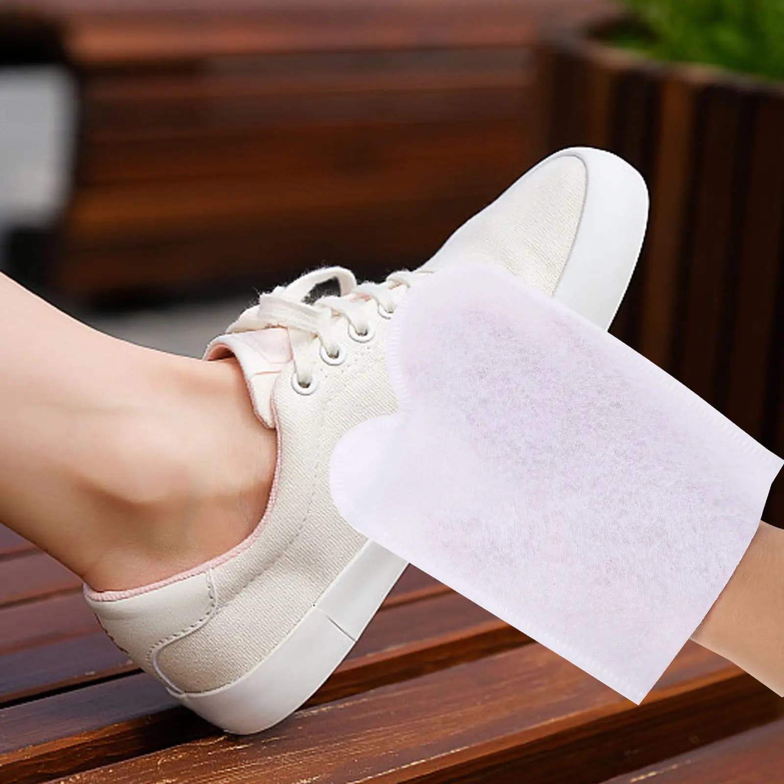 20 Pezzi di Panni Monouso per la Pulizia delle Scarpe, Non Tessuti, Resistenti all'Usura, Altamente Assorbenti, per Viaggi e Hotel, Panni Antipolvere per Sneaker