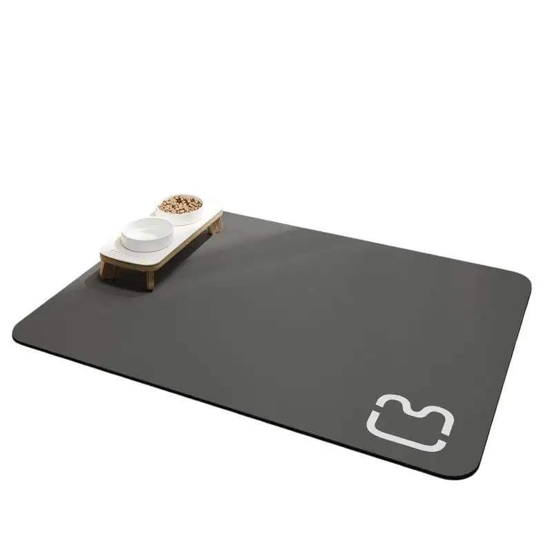 Paw Print Pet Feeding Mat Waterproof Absorbent Anti Slip Pad Dog Cat Bowl Floor Protection Feeding Supply