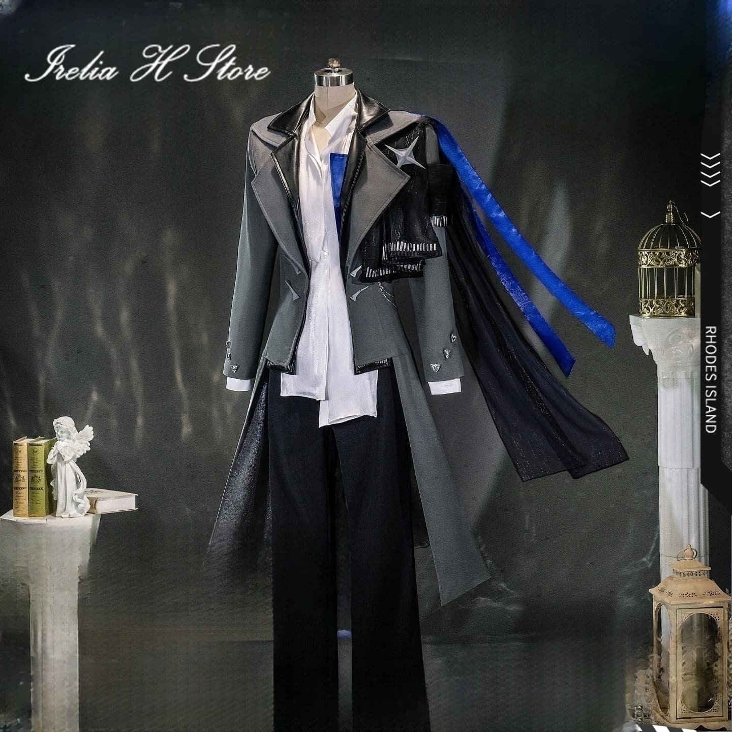 Costume Cosplay Irelia H Store Arknights Virtusa, Uniforme da Gioco Ambience Synesthesia Ardashir, Costume di Halloween per Uomo