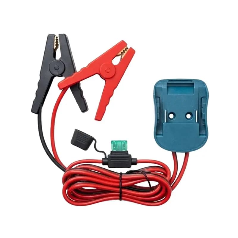 AT82-Adattatore di Emergenza per Auto Compatibile con Batterie 18V BL1850B BL1860B BL1840B, Avviatore di Emergenza Fai-da-Te con Fusibile da 30A