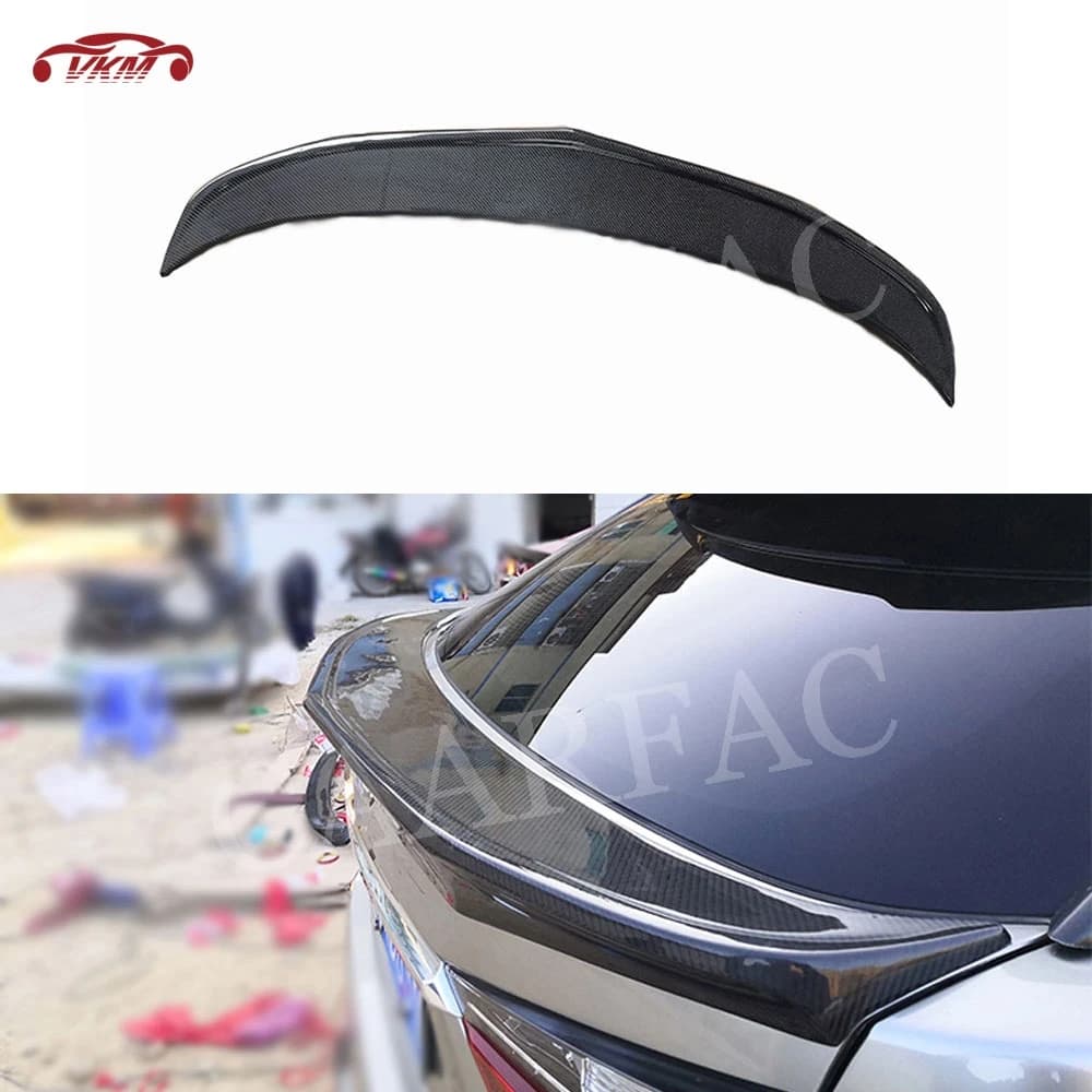 Spoiler posteriore centrale in fibra di carbonio per Lexus RX300 RX450H 2016-2020, kit carrozzeria e accessori in FRP