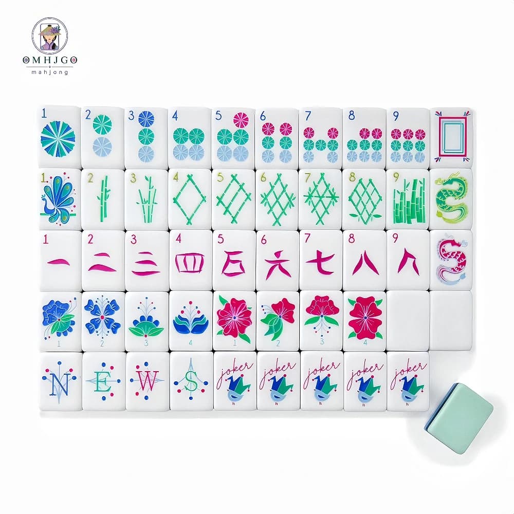 Nuove Tessere Mahjong 2026, Set da Viaggio Premium per Mahjong Americano, Gioco da Tavolo di Lusso in Acrilico Portatile per Feste in Famiglia