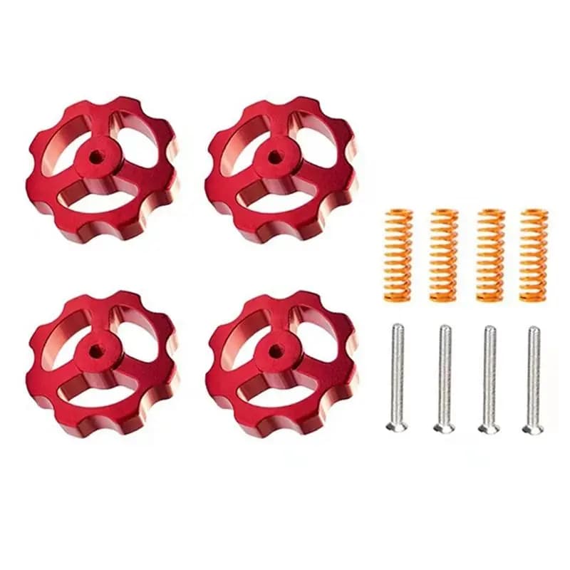 Leveling Nuts Metal Hand Twist Nuts Set For Creality Ender 3/3 Pro/3 V2/3 Max,Ender 5/5 Plus/5 Pro,CR10 3D Printer-TCES