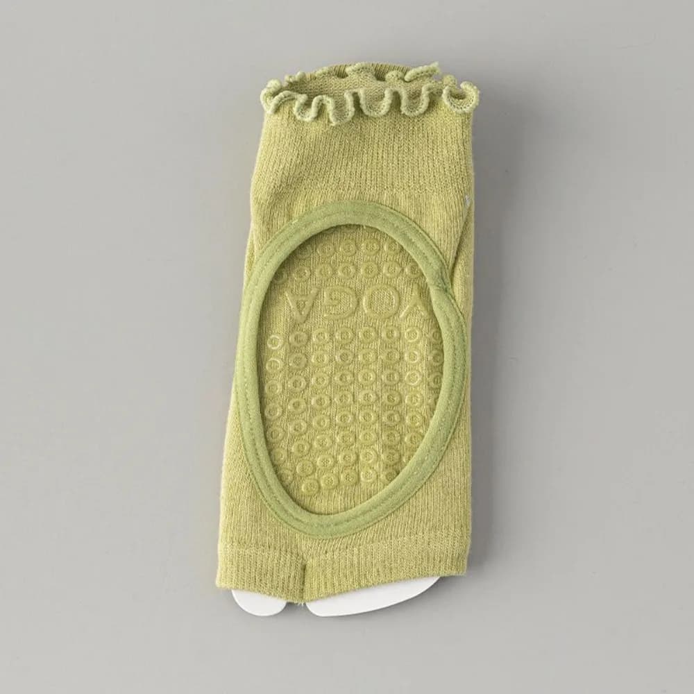 New Cotton Pilates Socks Breathable Sweat-absorbent Yoga Socks Harajuku Street Casual Two Toe Socks