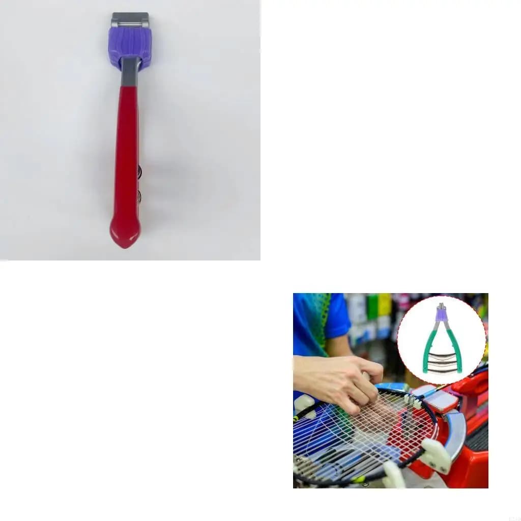 Morsetto per corde da badminton Morsetto per avviamento a 3 Strumento per corde per morsetto avviamento