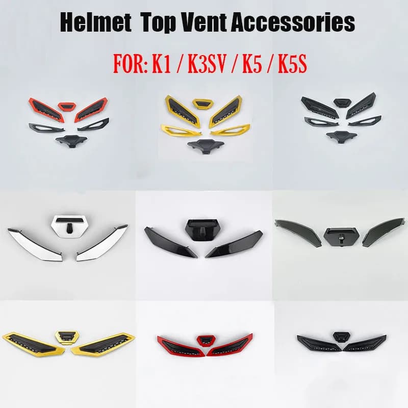 K1 casco Moto Top Vent accessori K1 K3SV K5 K5S casco sostituzione bocca superiore Vent Guard casco vento Capacete De Moto