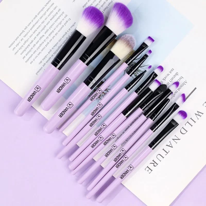 6/13Pcs Professionalanl Makeup Brushes Soft Fluffy Cosmetics Foundation Blush Powder Eyeshadow Blending Lip Eyeline Beauty Tools