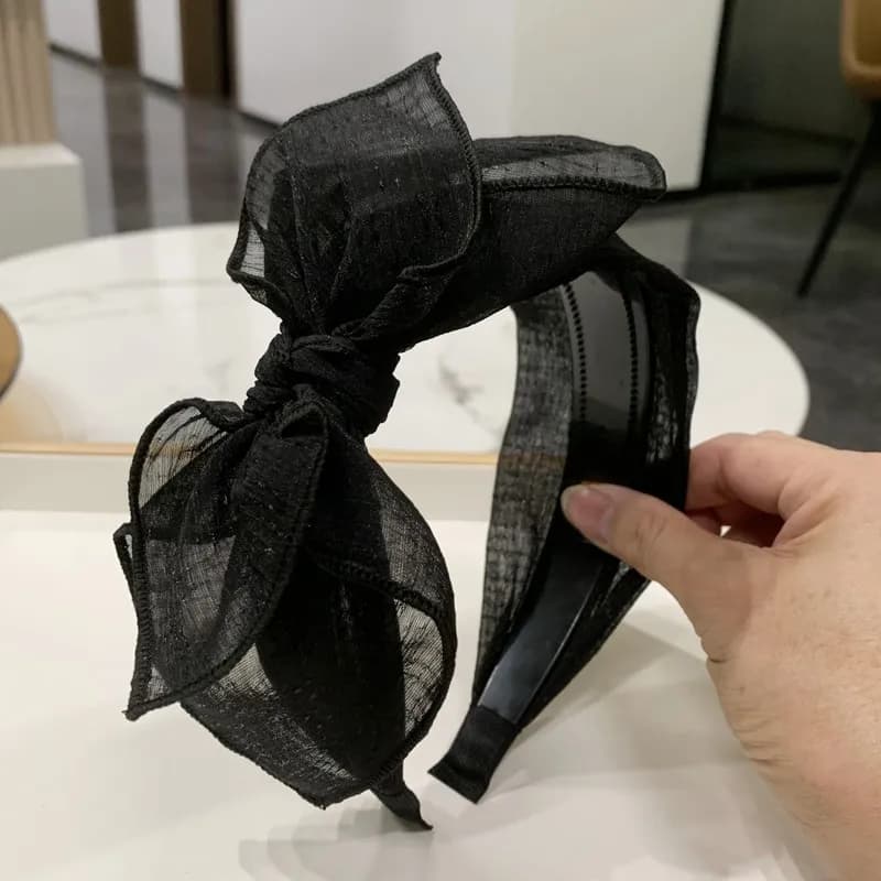 Cerchietto per capelli da donna coreano Accessori per capelli Bowknot fatti a mano Cerchietto per capelli annodato alla moda Fasce per ragazze Copricapo primavera estate