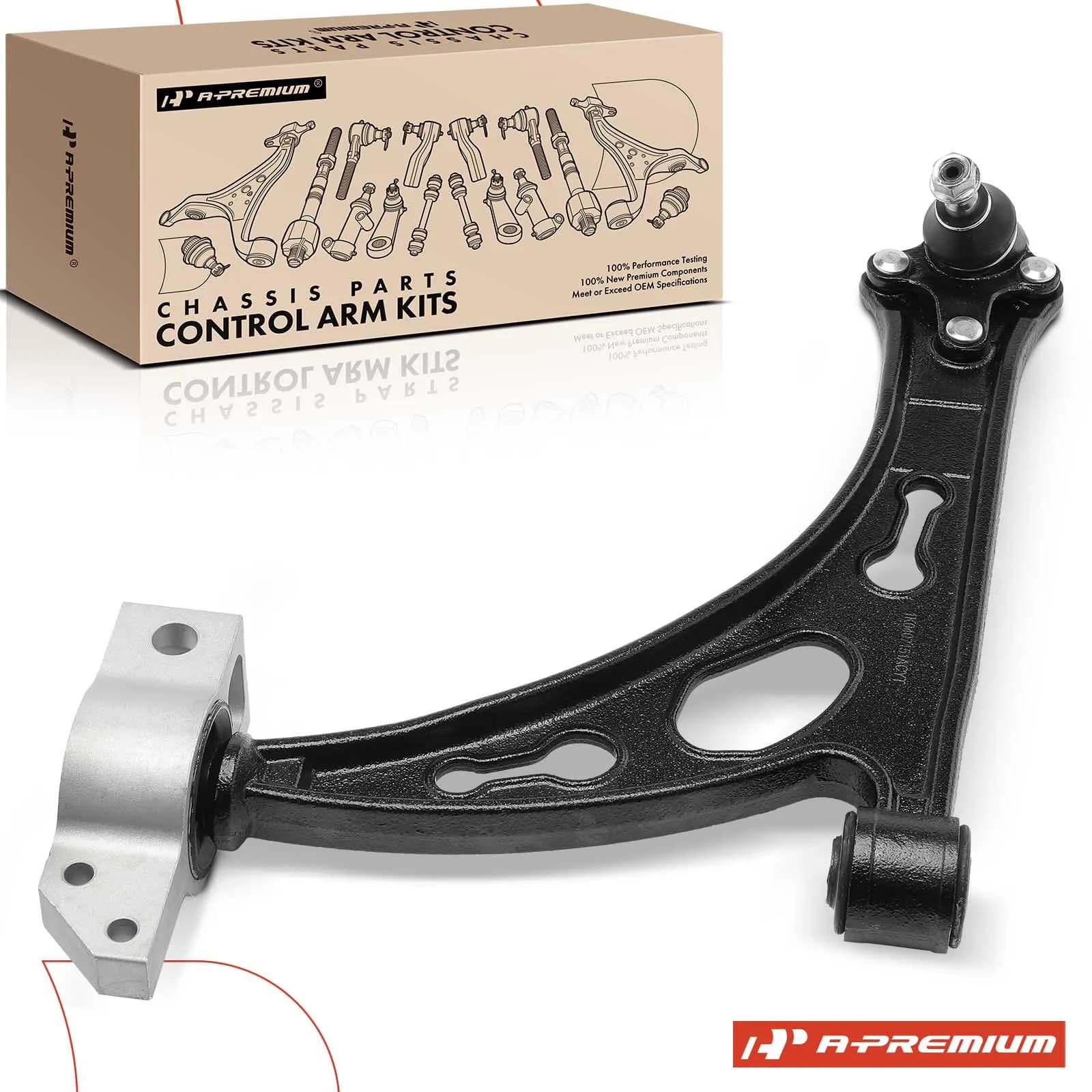 A-Premium Front Left Lower Control Arm with Ball Joint for Volkswagen Jetta 2006-2014 Golf 2010-2014 Eos GTI Audi A3 2006-2009
