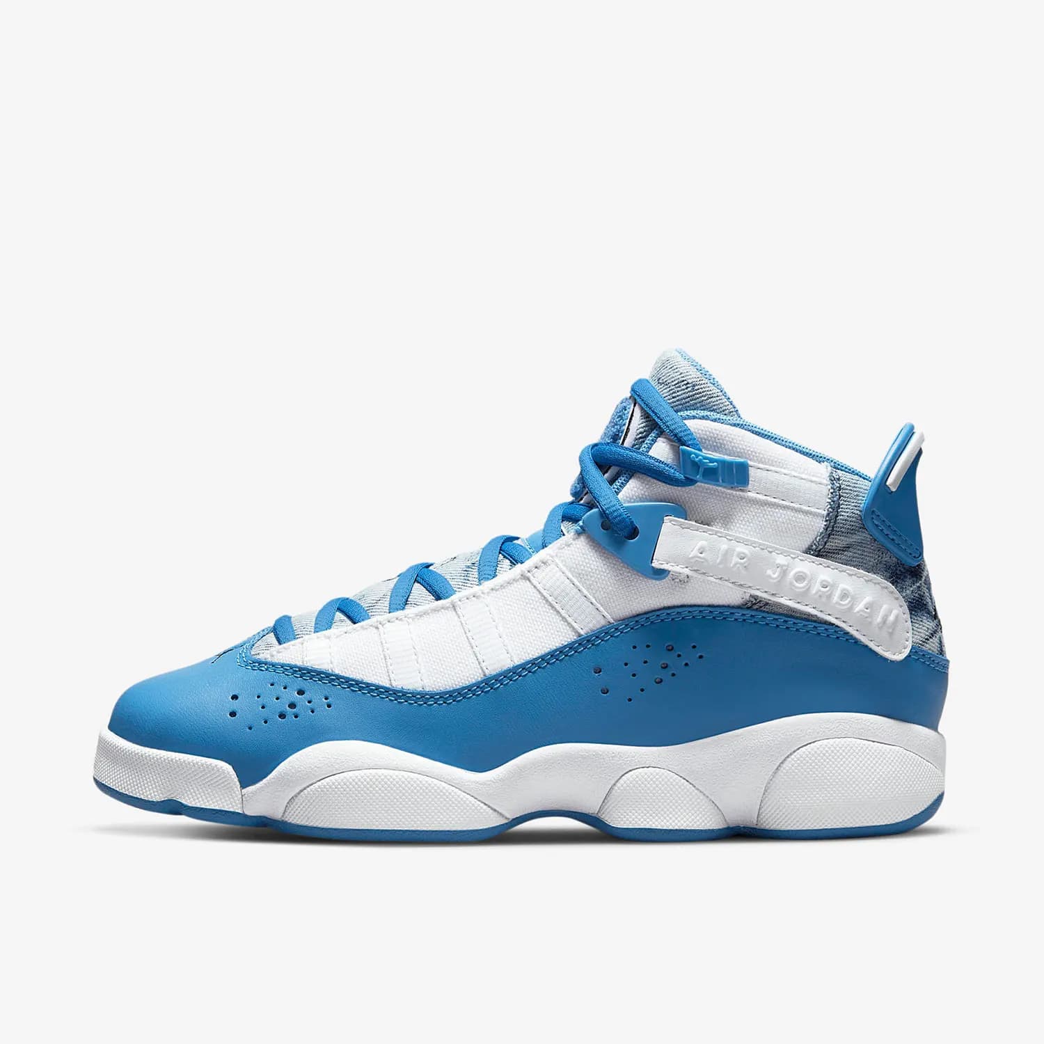 Scarpe da basket Nike Authentic Air Jordan6 Rings AJ6 da donna e per ragazzi DM8956-100