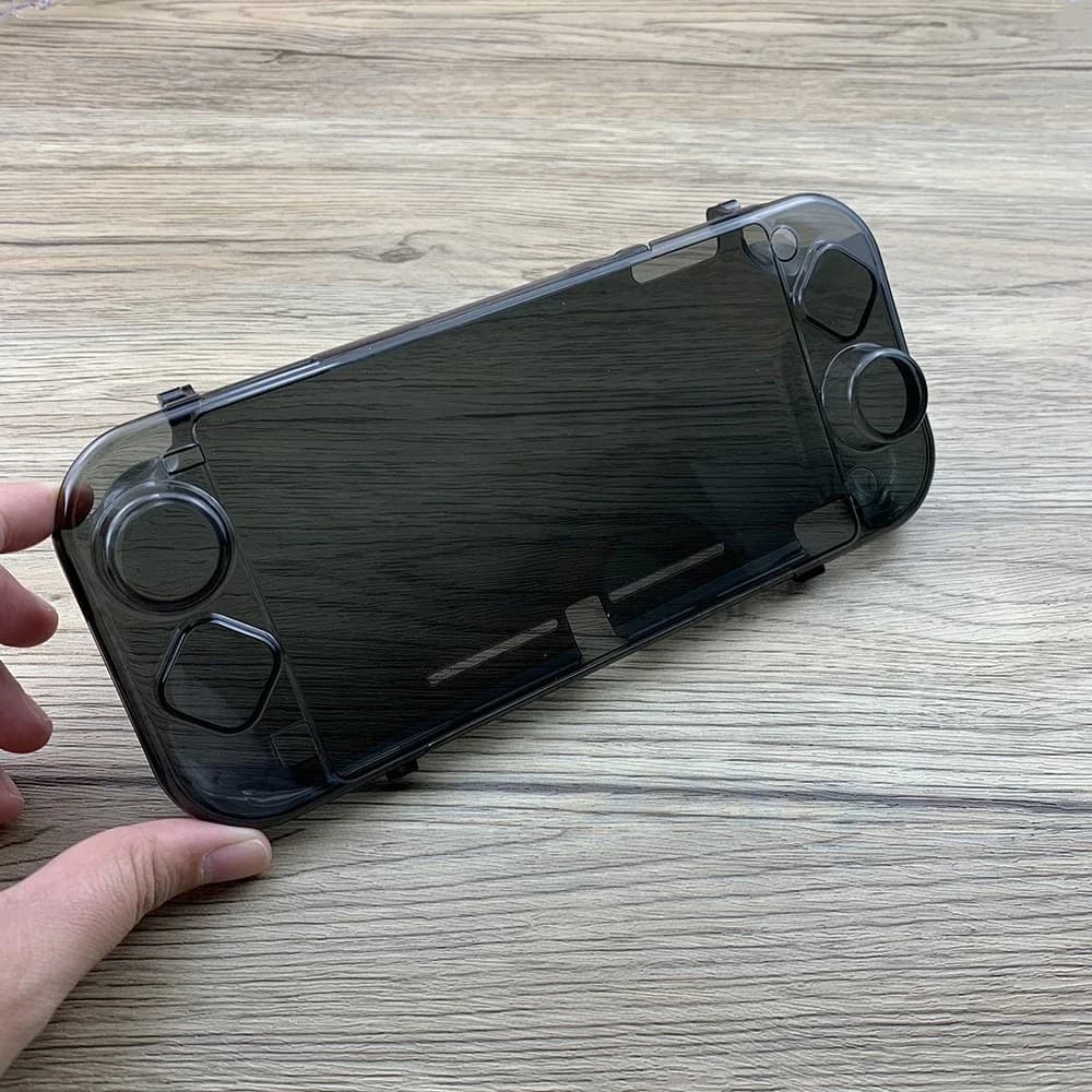 Custodia trasparente per Switch Lite Custodia all-inclusive Custodia protettiva trasparente Custodia in cristallo integrata per PC super leggera