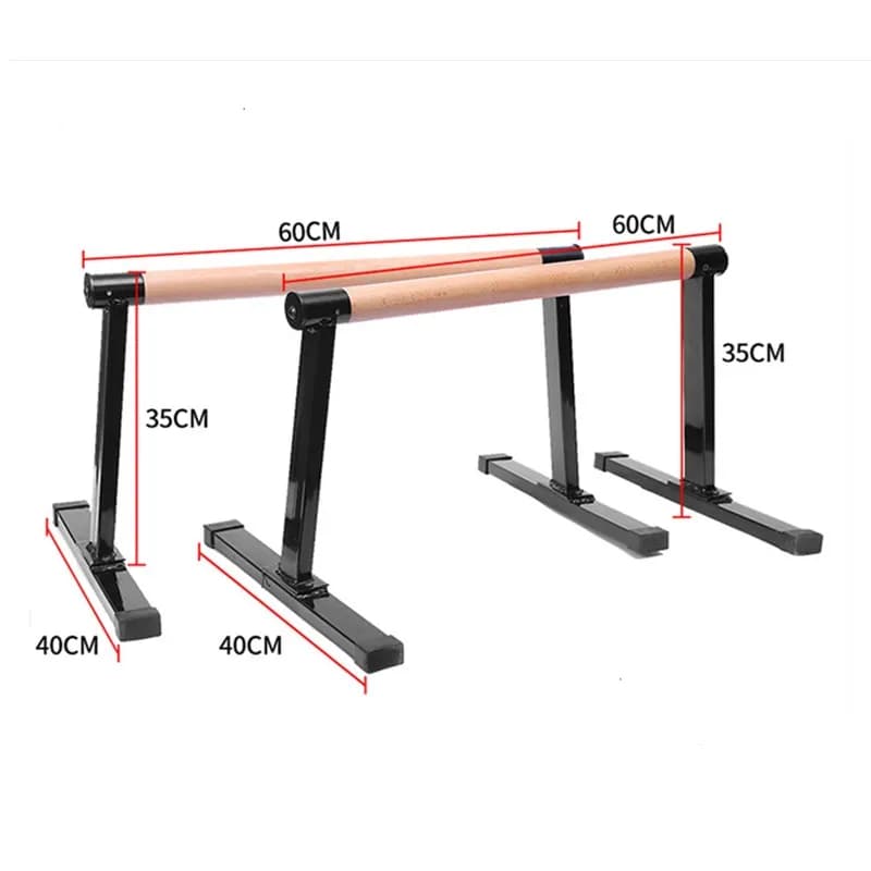 Parallel bars for Fitness support for wooden steel push-ups Rack anti-slip bracket for muscle training with handle exercise equipment