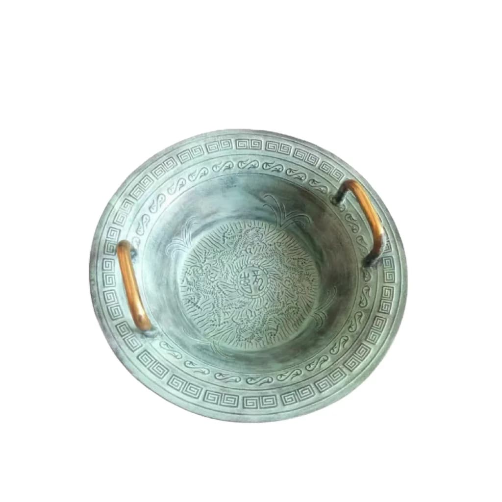 Chinese Traditional Bronze Spouting Bowl and Singing Bowl - Resonance Bowl