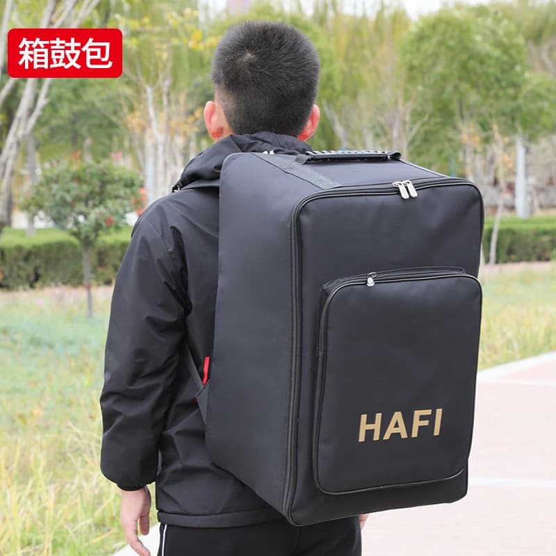 Borsa per rullini imbottita per il trasporto zaino Cajon custodia portatile in tessuto Oxford custodia per tamburello a tamburo supporto per piatti