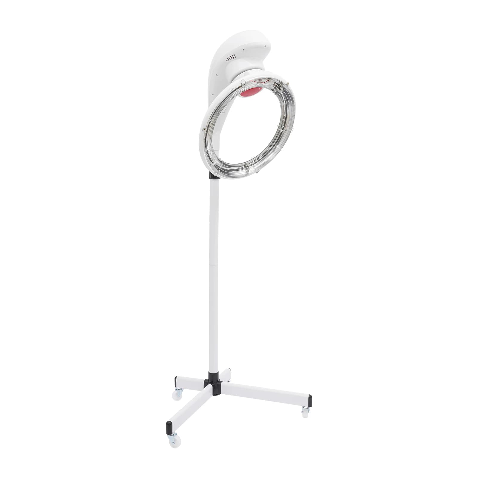 Riscaldatore a infrarossi professionale per cappa per asciugacapelli da 950 W con timer ad altezza regolabile Display LCD Ruote rotanti