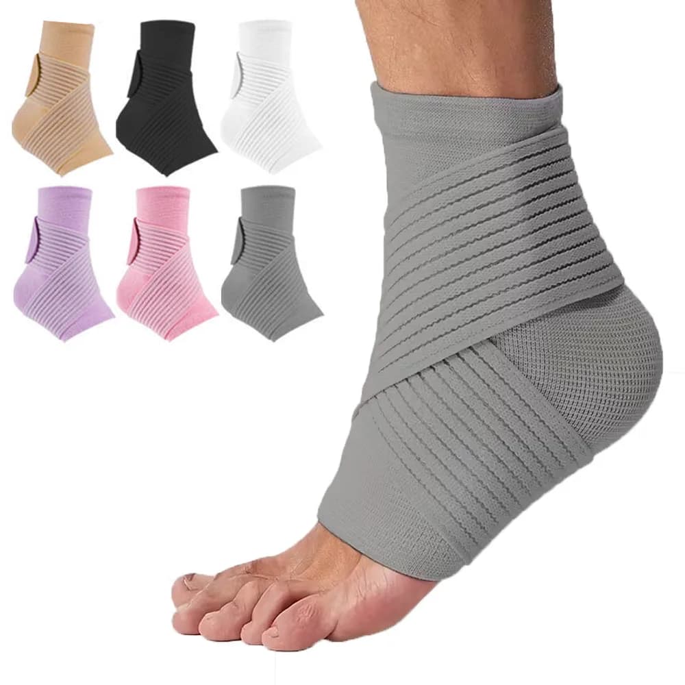 1 Pezzo di Tutore per Caviglia per Uomini e Donne, Fascia Compressiva per Caviglia, Supporto Compressivo per Fascite Plantare, Tendinite di Achille