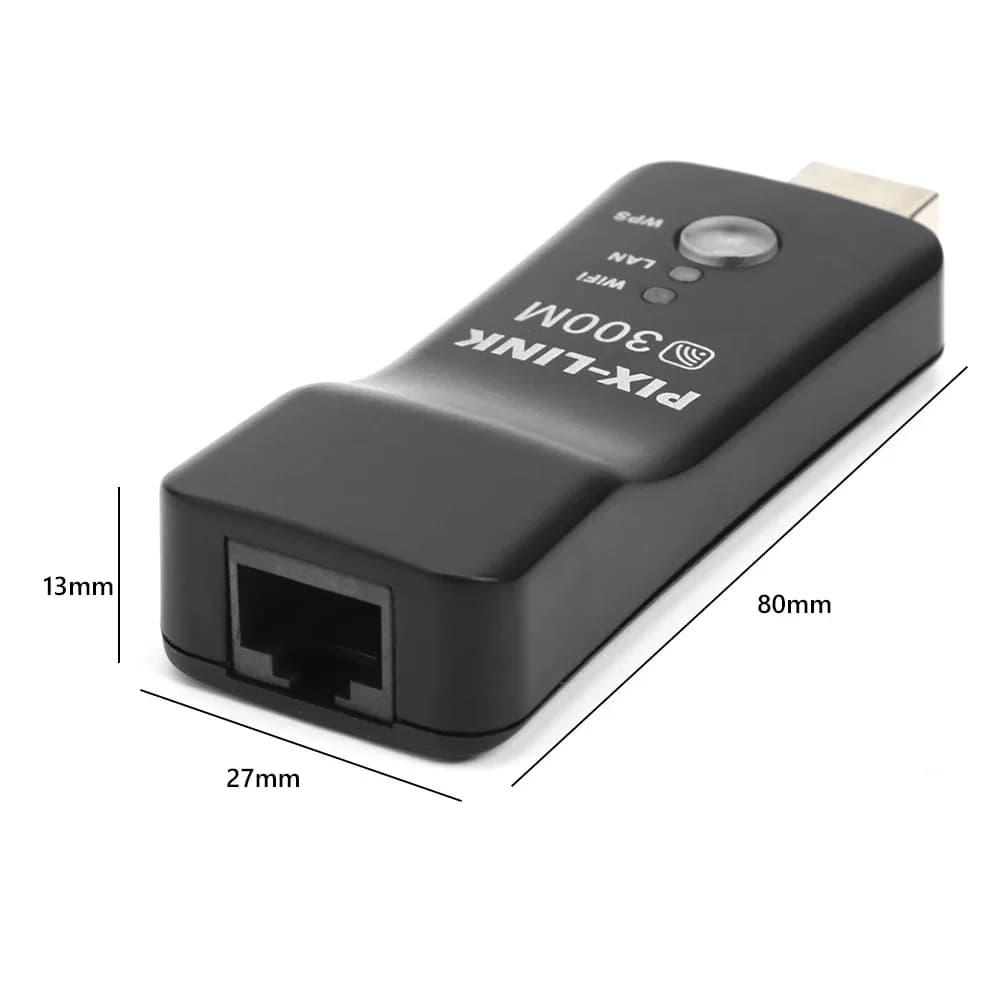 USB 300Mbps Universal WiFi Wireless Receiver for Samsung for LG Sony Smart TV Adapter 2.4Ghz Network Card RJ45 WPS Repeater