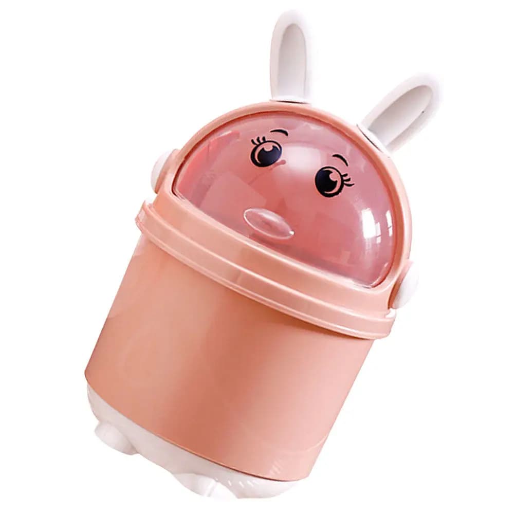 Cestino per Rifiuti a Forma di Cartone Animato, Mini Bidone da Tavolo per Camera da Letto, Cucina, Soggiorno, Ufficio