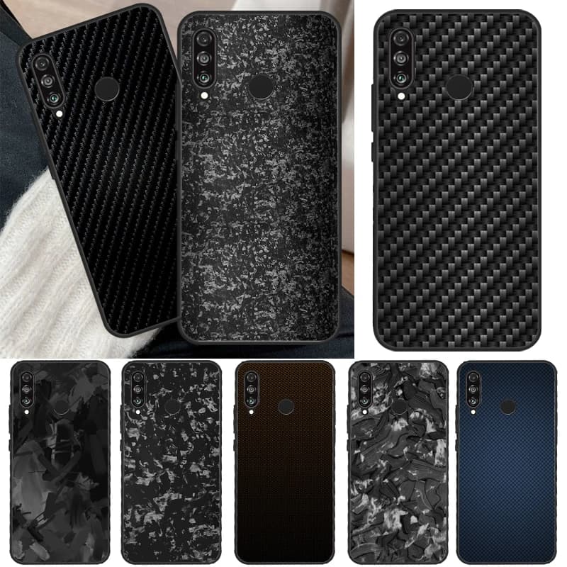 Custodia in carbonio forgiato per telefono Honor 50 Pro per Huawei Nova 5T P Smart Z 2019 P20 P30 P40 Lite P50 Pro