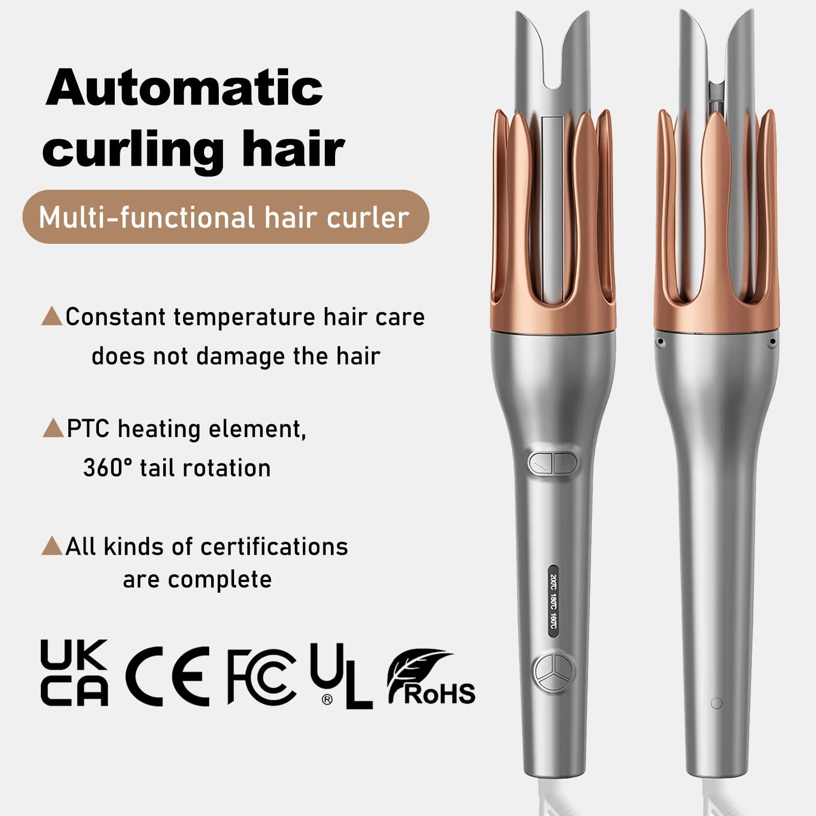 New left and right automatic curling iron for domestic use 32 mm large wave curling iron