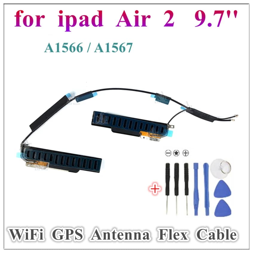 1 pz WiFi Bluetooth Segnale Wireless Antenna Cavo Della Flessione di Collegamento per iPad Air 2 9.7 Pollici A1566 A1567 Parti di Ricambio