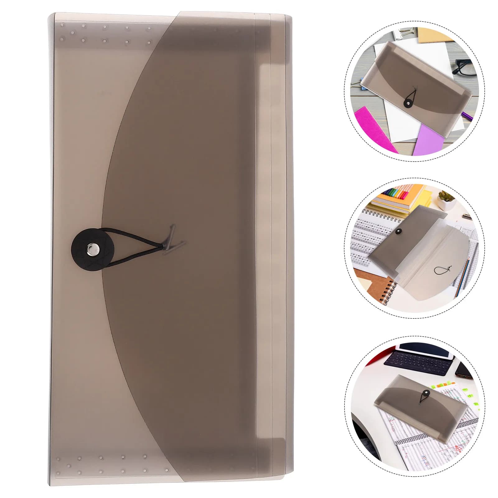 13-Pocket Accordion File Organizer Receipt Card Document Holder Elastic Flap Secure Closure Office Home School Storage Folder