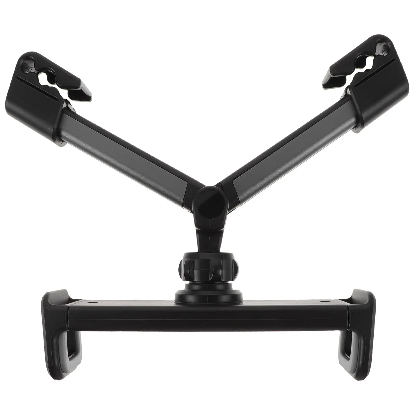 Car Tablet Holder Headrest Rotatable Adjustable Aluminum Alloy Phone Mount for Backseat Stable Support Tablet Headrest Cradle