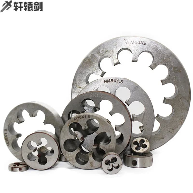1PC M31 M32 M33 M34 M35 M36 Threading Tool for Lathe Molding Machine Hss Metric Right Hand Pitch Machine Round Thread Dies