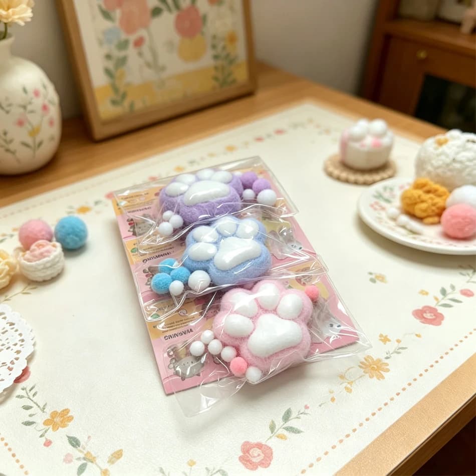 Nuovo Giocattolo Antistress a Forma di Zampa di Gatto, Fatto a Mano, Morbido, Mochi a Lenta Risalita, Giocattolo per Alleviare lo Stress delle Dita, Regalo Premium per Adulti e Bambini