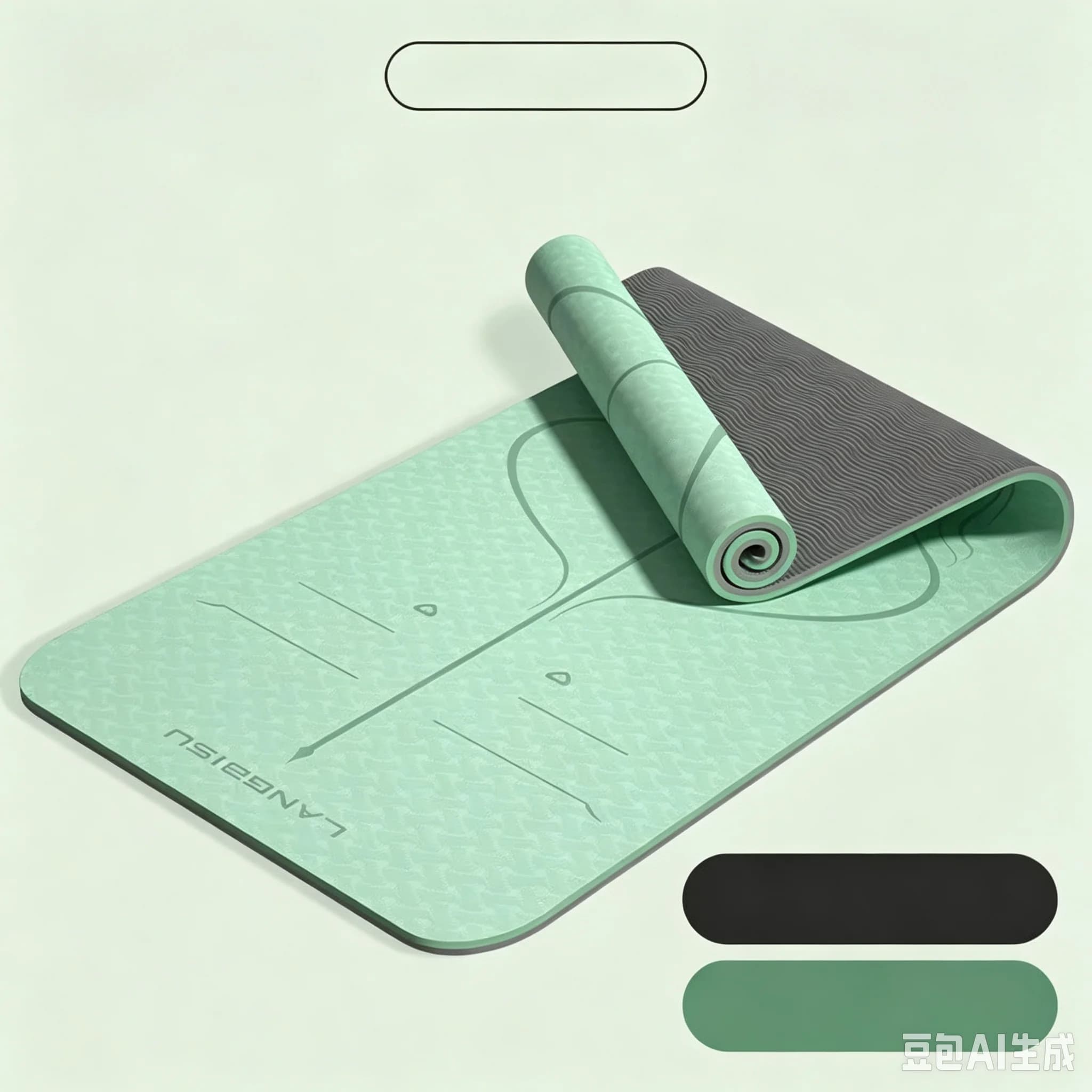 Thick TPE Yoga Mat Extra Wide Non Slip Fitness Mat Soundproof Jump Rope Cushion Home Dance Mat Wholesale Silicone