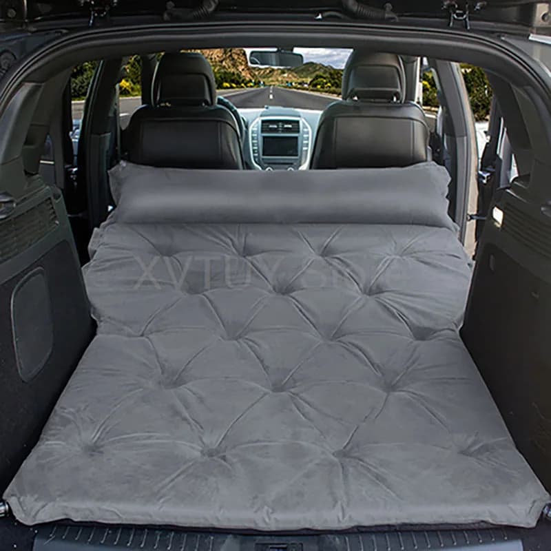 Materasso per dormire per auto multifunzione, comodo letto da viaggio SUV automatico, letto da campeggio all'aperto, tappetino da picnic con cuscini, imbottitura pieghevole