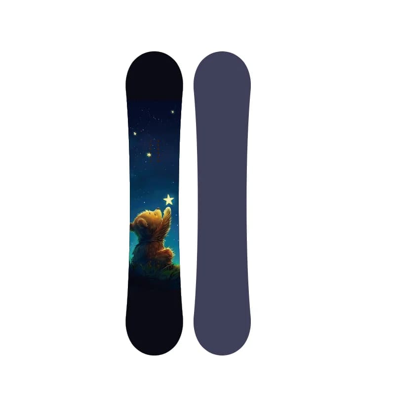 Wholesale Dual Lightweight Carbon Fiber Binding for Winter Ski Sports Customized Snowboard Equipment