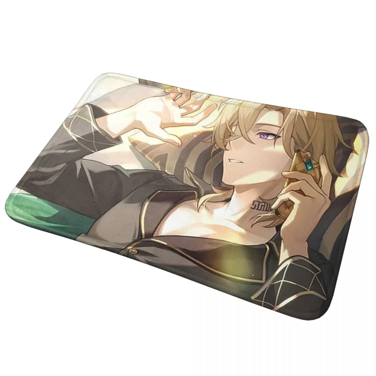 Avventurina Honkai Star Rail Game Anti-slip Zerbino Rugable Mat Kitchen entrance carpet Living room
