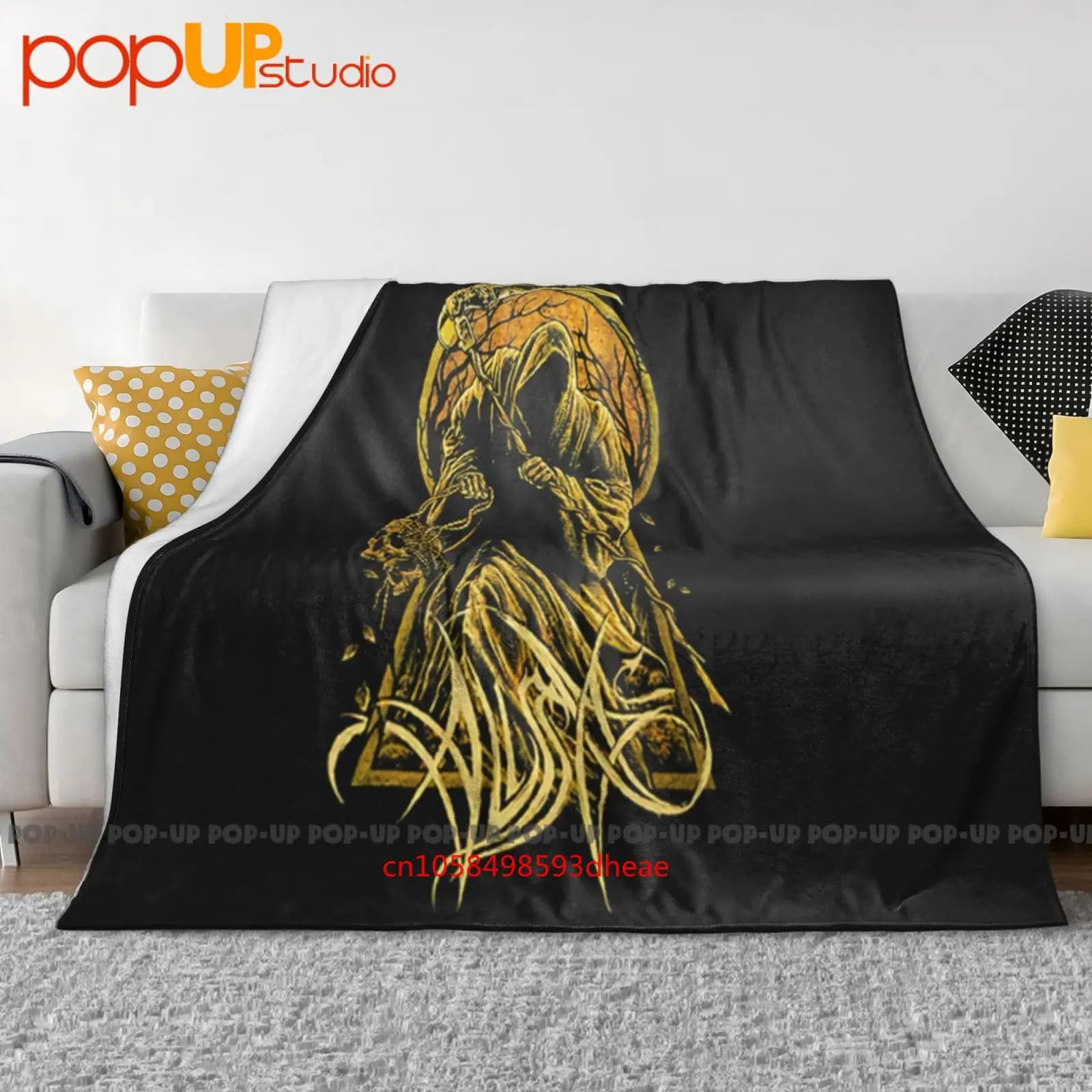Alissa-Gluz Reaper Key Coperta ultra morbida trapunta invernale Copridivano Copriletto