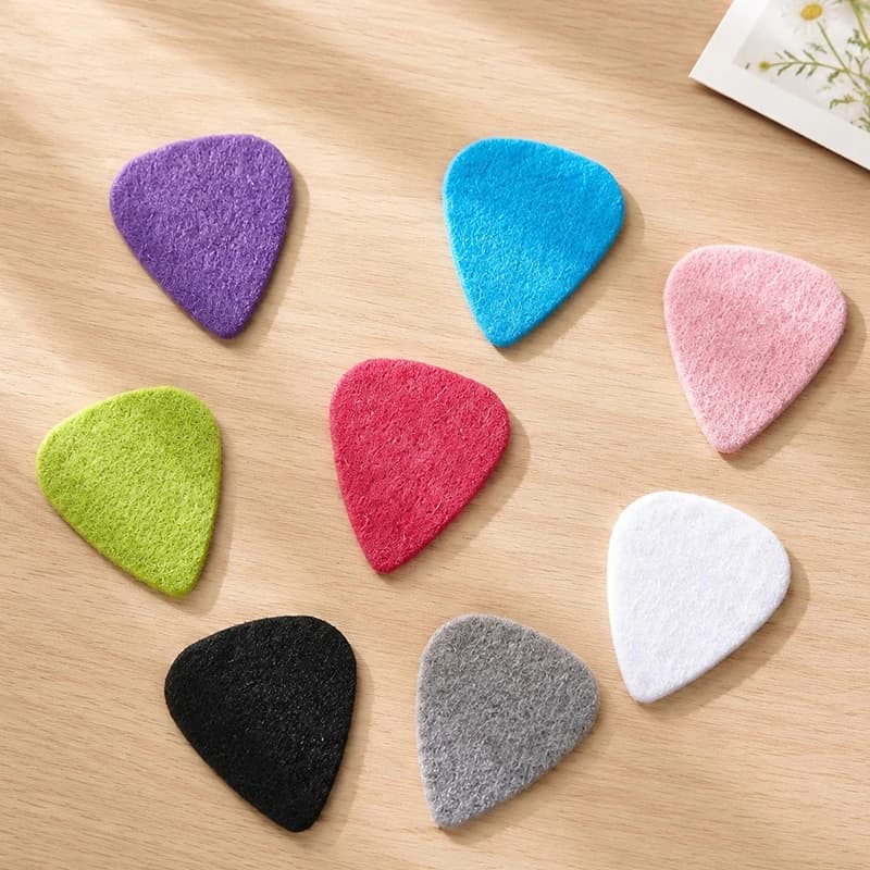 8/16PCS Random Color Guitars Felt Pick Suitable for Guitar Ukulele Musical Instruments Beginners Practice Performance Props ZYF