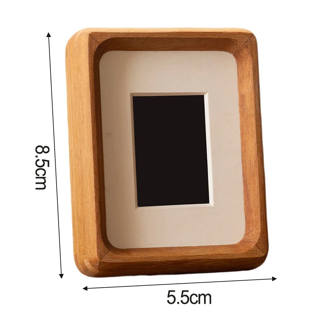 Customizable Picture Frame Beech Wood Photo Frame Elegant Home Decor High-Clear Acrylic Mortise And Tenon Joints